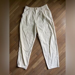 Corduroy off white trousers never worn